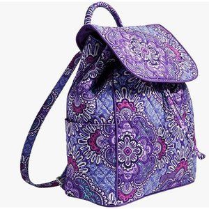 Vera Bradley Women's Drawstring Backpack Bohemian Blooms One Size